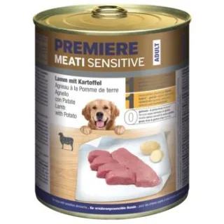 PREMIERE Meati Sensitive Nassfutter Hund, Adult, Lamm und Kartoffel 12x800 g