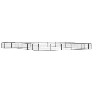 VidaXL Hunde Laufstall / Freilaufgehege mit Unterstand 6 m, 6 m, 50 cm