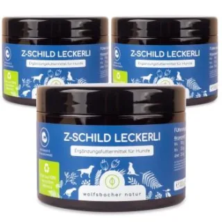 Wolfsbacher Natur Z-Schild Leckerli 3x