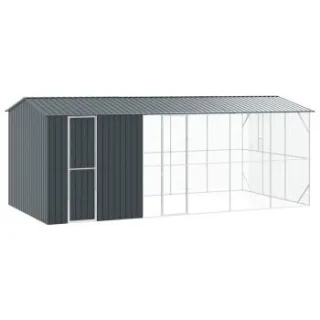 VidaXL Vogelkäfig für draußen 3,1 m, 6,4 m, 2,47 m