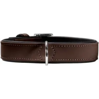 Hunter Hundehalsband softie braun L