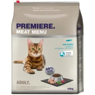 PREMIERE Meat Menu Trockenfutter Katze Adult Lachs 10 kg