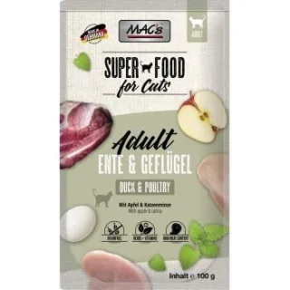 MAC's Nassfutter Katze Adult Ente und Geflügel 24x100 g