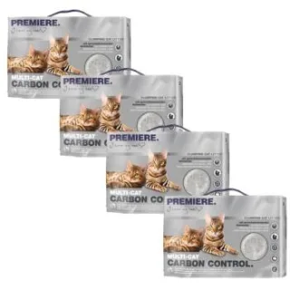 PREMIERE Carbon Control Multi-Cat Klumpstreu Katze 4x12 l