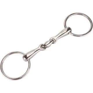 Equinate Wassertrense Edelstahl 16mm doppelt gebrochen 1,6 cm 14,5 cm