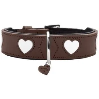 Hunter Hundehalsband love braun L