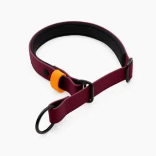 THE DOG IDEA Zugstopp Halsband Bordeaux L