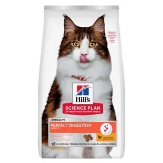 Hill's Science Plan Trockenfutter Katze, Adult, Perfect Proteinhydrolysation, mit Huhn und braunem Reis 7 kg