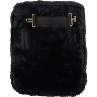 Kentucky Horsewear Brusterweiterung künstliches Lamfell schwarz - 1 Schnallen - 1 Stk
