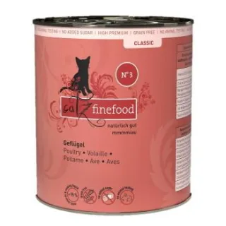 Catz finefood Nassfutter Katze Classic Adult No. 3 Geflügel 12x800 g
