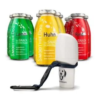 SmoothieDog Klassik + Doggyroller Blau Gr. M