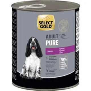 SELECT GOLD Pure Adult Lamm 12x800 g