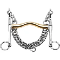 BUSSE Dressurkandare, verjüngte Zungenfreiheit, Kaugan®, 14 mm - 13.5