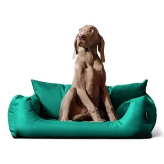 Tierlando NEMO Hundebett Hundesofa S M L Hundekorb Katzenbett 65 80 100cm türkis 65 cm, 20 cm, 50 cm