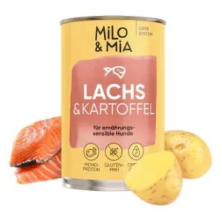 Milo & Mia Lachs & Kartoffel 24x400 g