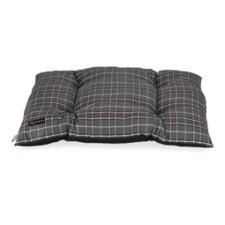 ROMNEYS Hundekissen New Tartan grau