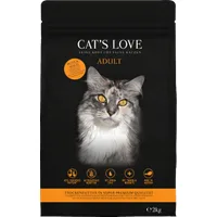 Cat's Love Katzen Trockenfutter ADULT PUTE & WILD - 2 kg