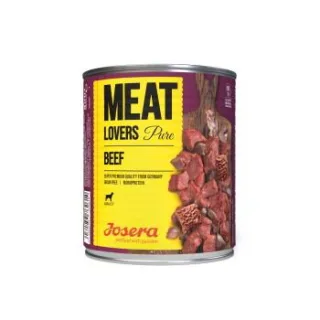 Josera Nassfutter Hund, Adult, Meat Lovers, Rind pur 6x800 g