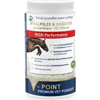 V-POINT HIGH Performance - Vitalpilz- und Premium Kräuterpulver für Pferde - 500 g