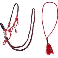 QHP Knotenhalfter kombi Liberty Rot - COB