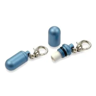 Wolters Aluminium-Adresshülse himmelblau 1,4 cm