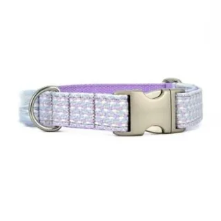 THE DOG IDEA Boho Halsband Lilac L