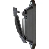 Kerbl Profi-Klemmisolator mit Gummi-Einlage, schwarz, 10er Pack - 1 Set