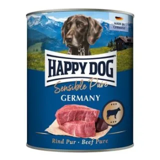 HAPPY DOG Sensible Pure Nassfutter Hund Adult 6x800 g Rind