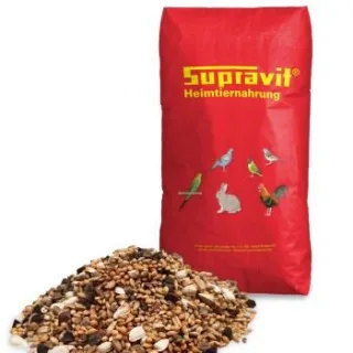 Supravit Großsittiche Spezial - Alleinfutter für Ziervögel & Papageien ohne Sonnenblumenkerne 25 kg
