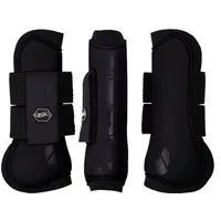 QHP Gamaschen, schwarz - Pony
