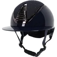 QHP Reithelm Memphis Polovisier, blau - 55-57