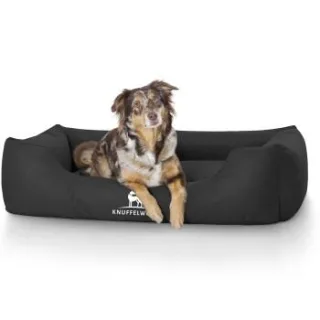 Knuffelwuff Hundebett Finlay aus Nylongewebe schwarz XXXL