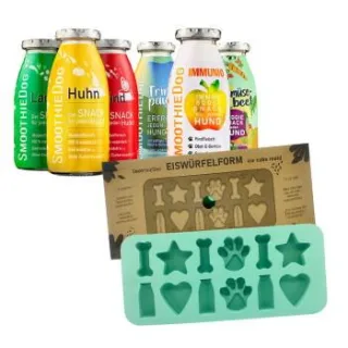 SmoothieDog Mix 6x 250 ml + Eiswürfelform