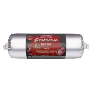 Fleischeslust Sensitiv Nassfutter Wurst Rind pur 12x500 g