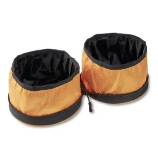 Wolters Reisenapf Travel Duo Hundezubehör orange