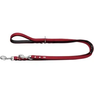 Hunter verstellbare Hundeführleine basic rot 1,3 cm