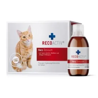 RECOACTIV Herz für Katzen, mit Taurin, 3 x 90 ml