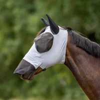 BUSSE Fliegenmaske TWIN FIT FLEXI PLUS, grau - COB