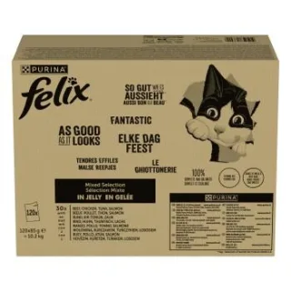 Felix So gut wie es aussieht in Gelee 120x85 g Gemischte Vielfalt 2