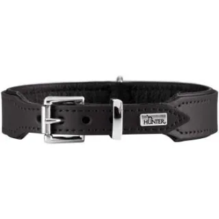 Hunter Hundehalsband basic schwarz S
