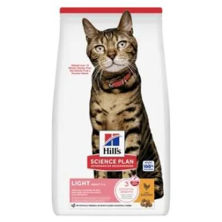 Hill's Science Plan Trockenfutter Katze, Adult, Light, Huhn 10 kg