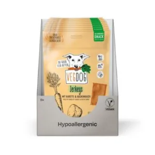 VEGDOG Snack Jerkeys 9x80g