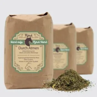 Hand aufs Pferd/Hund Atemweg Kräuter für Pferde – DurchAtmen 1kg