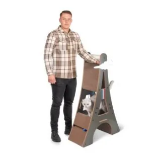 Canadian Cat Company Design-Kratzmöbel Eiffelturm