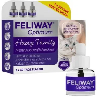 Feliway Optimum 3 x 48 Nachfüllflakon Vorteilspack