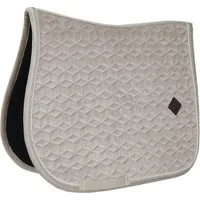 Kentucky Horsewear Spring-Schabracke "Velvet Basic" - beige