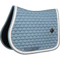 Kentucky Horsewear Spring Schabracke 'Plaited Cord' - light blue
