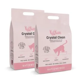 KatKare Crystal Clean Smarte Katzenstreu 2x6,2 l