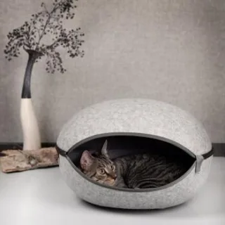Canadian Cat Company Filz Katzennest grau