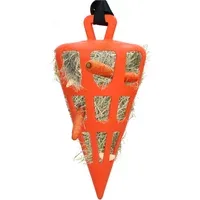 Hofman Animal Care Heukarotte 'Hay Slow Feeder Fun & Flex Carrot' - Orange